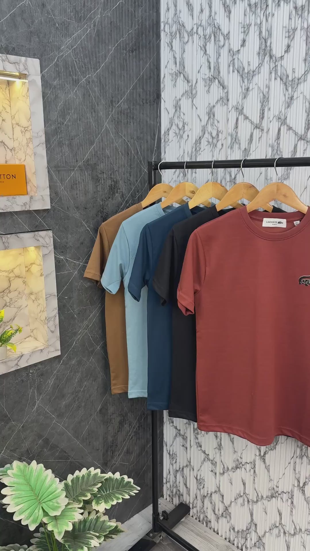 Lacoste Imported Fabric Round Neck Tshirt