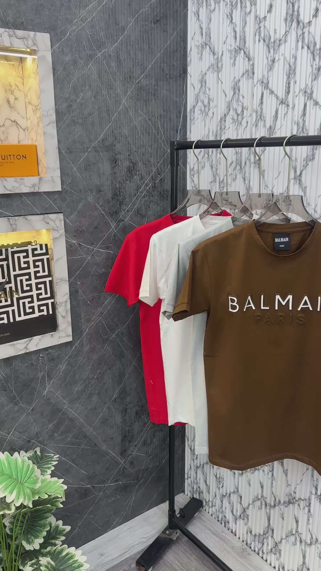 Balmain Imported Round Neck Tshirt