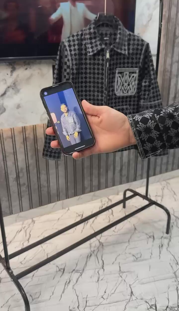 Amiri Imported Leather Fabric Celebrity Edition Choice Jacket