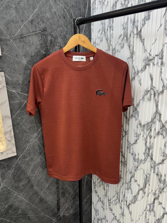 Lacoste Imported Fabric Round Neck Tshirt