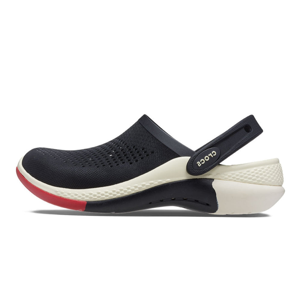 Crocs Black Unisex Literide 360 Ombre Marbled Clog