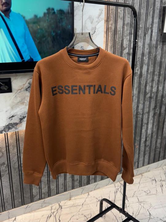 Essential Fear Of God Imported Fleece Fabric Sweatshirt