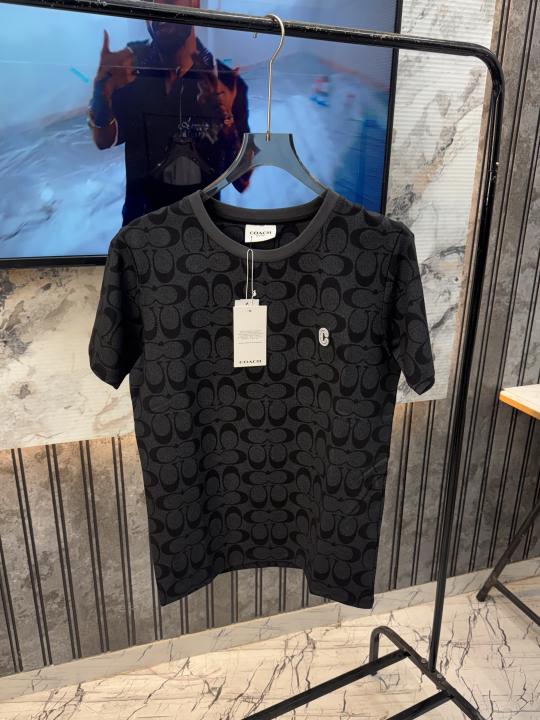 Coach Imported Fabric Round Neck Tshirt