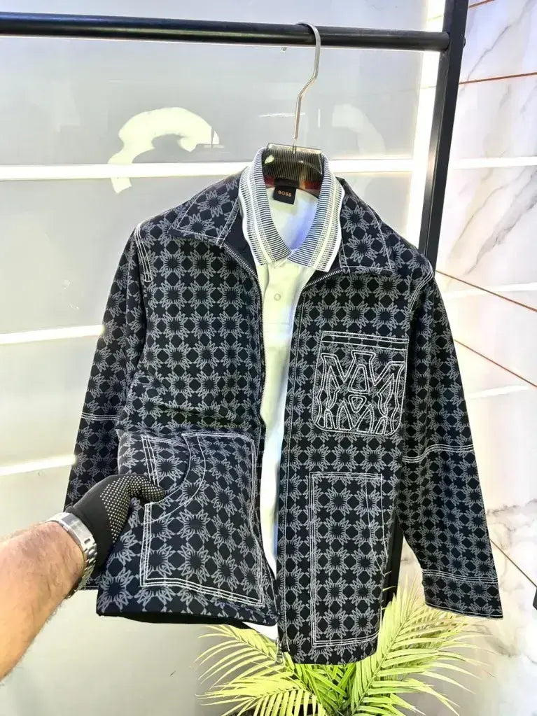 Amiri Imported Leather Fabric Celebrity Edition Choice Jacket