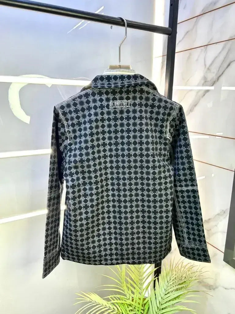 Amiri Imported Leather Fabric Celebrity Edition Choice Jacket