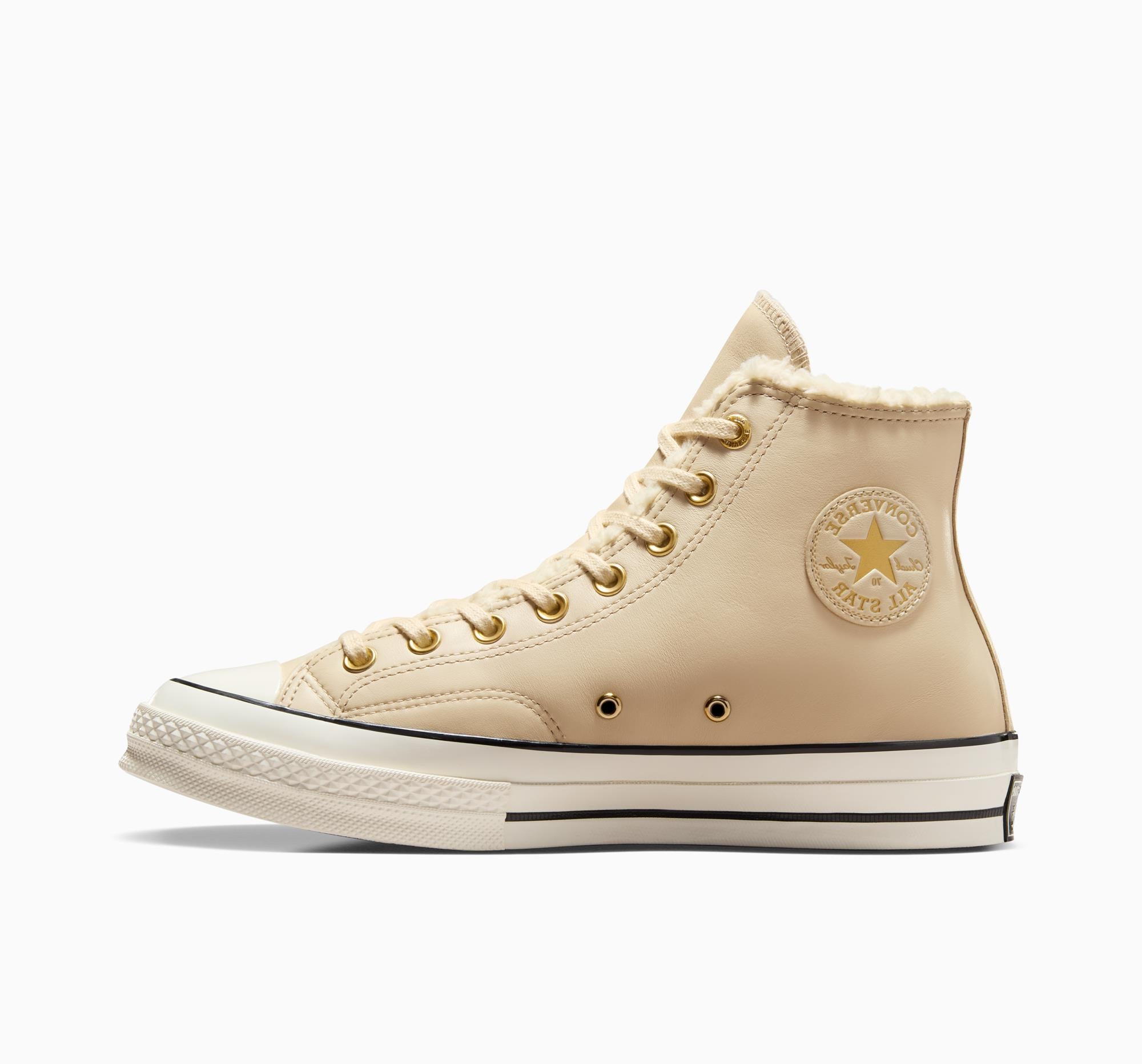 Converse Chuck 70 Leather & Faux-Sherpa