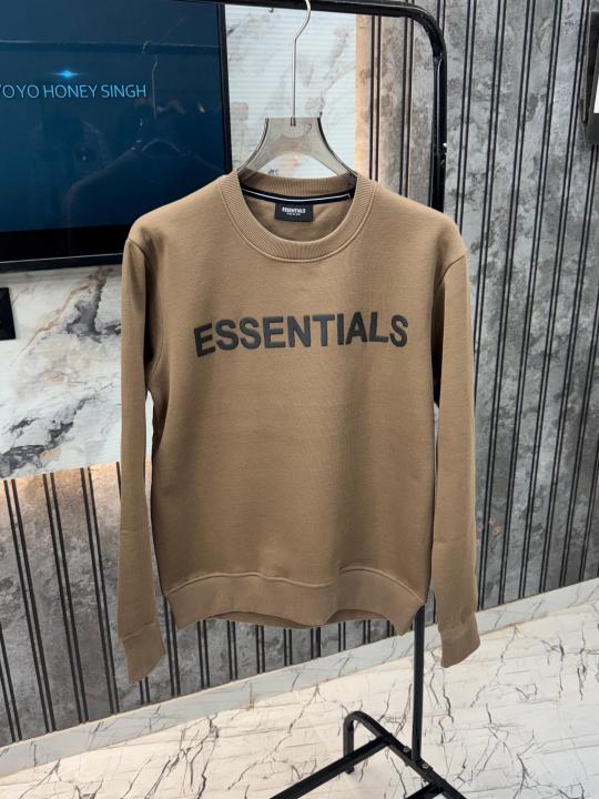 Essential Fear Of God Imported Fleece Fabric Sweatshirt