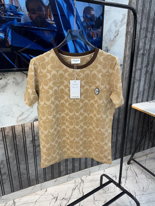 Coach Imported Fabric Round Neck Tshirt